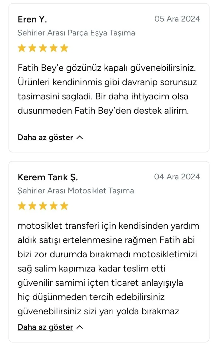 Müşteri yorumu 3
